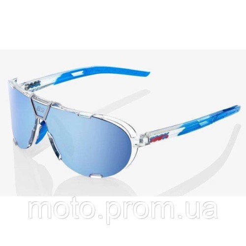 Окуляри Ride 100% WestCraft+ - Jorge Martin SE Polished Clear - HiPER Blue Multilayer Mirror Lens Mirror Lens