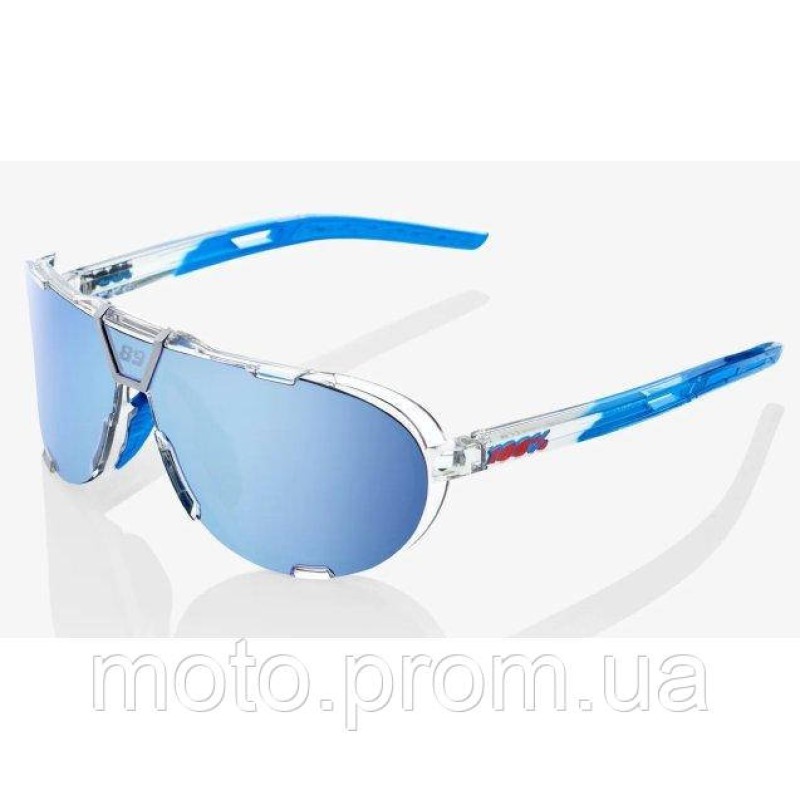Окуляри Ride 100% WestCraft+ - Jorge Martin SE Polished Clear - HiPER Blue Multilayer Mirror Lens Mirror Lens