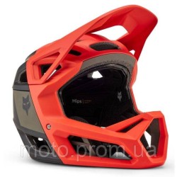 Шолом FOX PROFRAME RS HELMET - NUF [Orange Flame] M