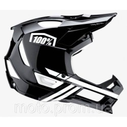 Шолом Ride 100% TRAJECTA Helmet [Black/White] S