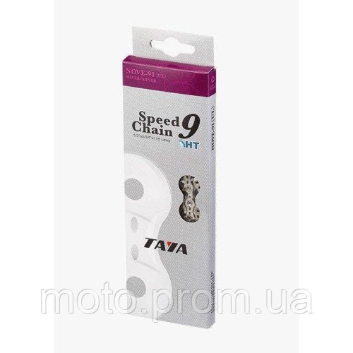 Ланцюг TAYA Nove-91 Silver/Black 9sp