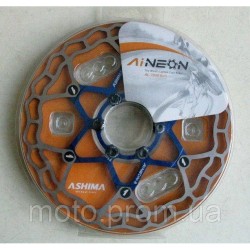 Ротор тормозной Ashima AiNeon 160mm [Blue]