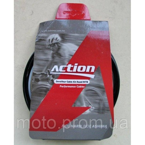 Набор оплеток и тросов Ashima Action [BLACK] Brake Ø1.5 mm