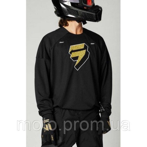 Джерсі SHIFT WHITE LABEL FLAK JERSEY [Black] XXL