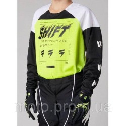 Дитяча джерсі SHIFT YOUTH WHITE LABEL FLAME JERSEY [Flo Yellow] YXL