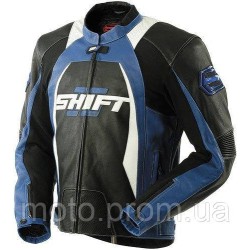 Куртка SHIFT SR-1 Leather Jacket [Black/Blue] XXL