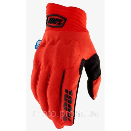Перчатки Ride 100% COGNITO Smart Shock Glove [Red] S (8)