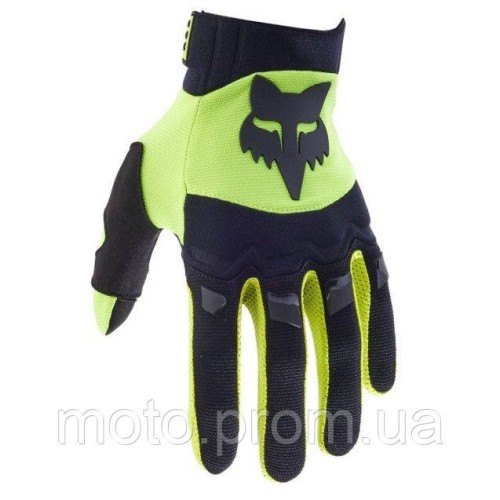 Перчатки FOX DIRTPAW GLOVE - CE [Flo Yellow] M (9)