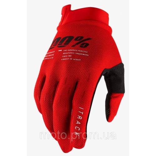 Перчатки Ride 100% iTRACK Glove [Red] XL (11)