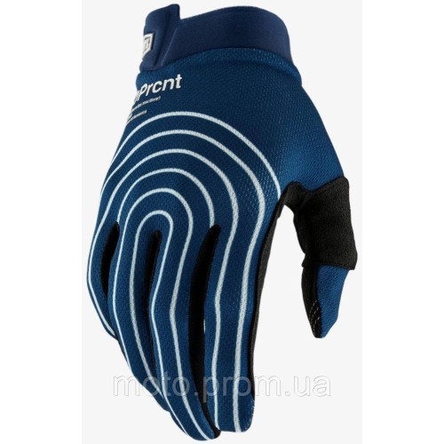 Перчатки Ride 100% iTRACK Glove [Rewound Navy] L (10)