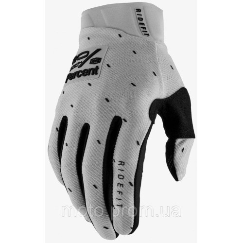 Перчатки Ride 100% RIDEFIT Glove [Slasher Silver] L (10)