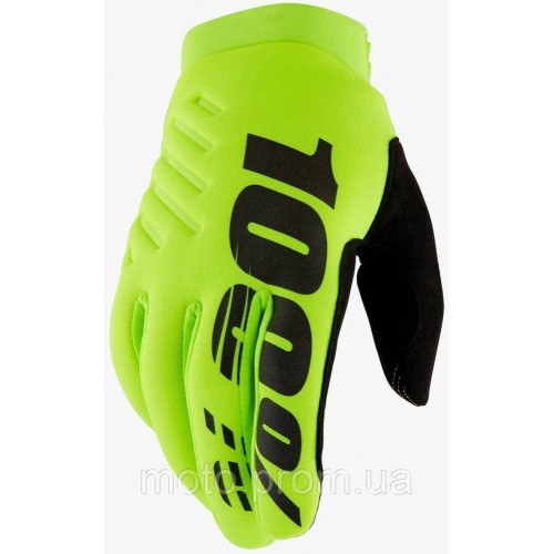 Дитячі зимові перчатки Ride 100% BRISKER Glove [Fluo Yellow] YM (6)
