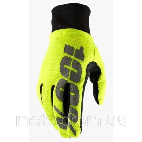 Водостійкі перчатки 100% Hydromatic Waterproof Glove [Fluo Yellow] XL (11)