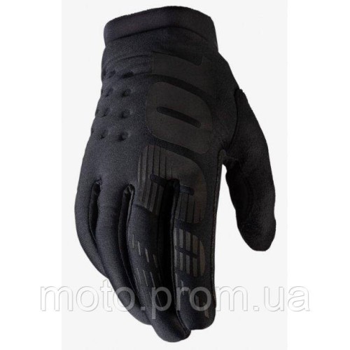 Зимові перчатки 100% BRISKER Glove [Black] S (8)