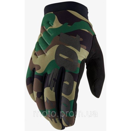 Зимові перчатки 100% BRISKER Glove [Camo] XL (11)