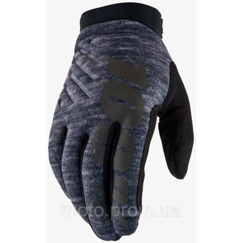 Зимові перчатки 100% BRISKER Glove [Grey] S (8)