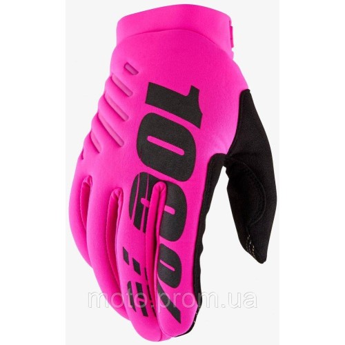 Зимові перчатки 100% BRISKER Glove [Pink] M (9)