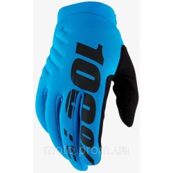 Зимові перчатки 100% BRISKER Glove [Turquoise] L (10)