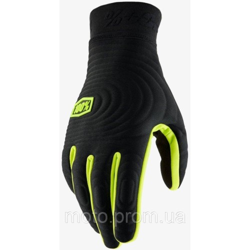 Зимові перчатки 100% BRISKER XTREME Glove [Fluo Yellow] M (9)
