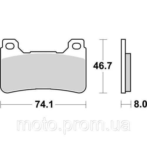 Гальмівні колодки Renthal RC-1 Front Brake Pads Sintered