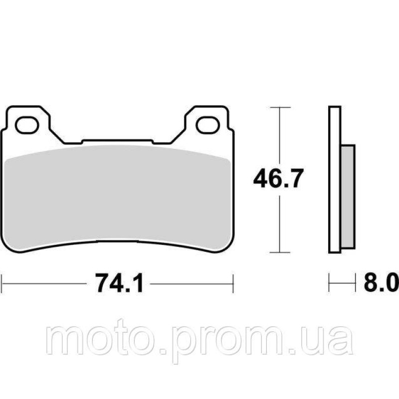 Гальмівні колодки Renthal RC-1 Front Brake Pads Sintered