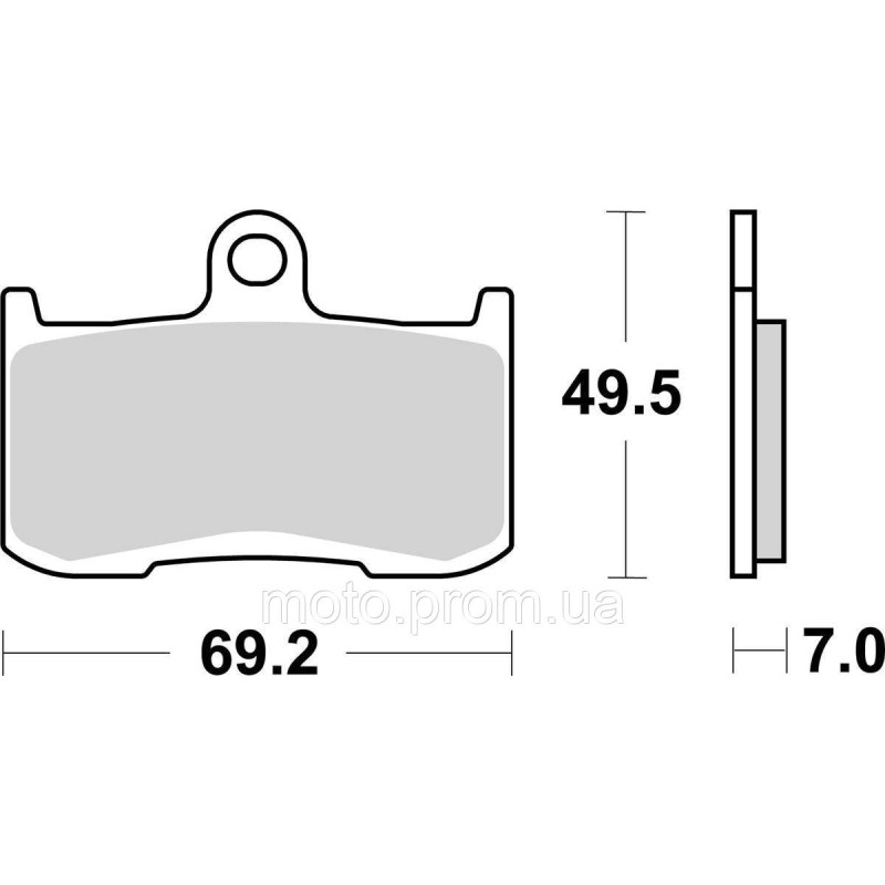 Гальмівні колодки Renthal RC-1 Front Brake Pads Sintered