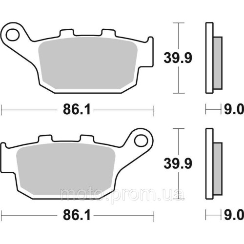 Гальмівні колодки Renthal RC-1 Sport Brake Pads Sintered