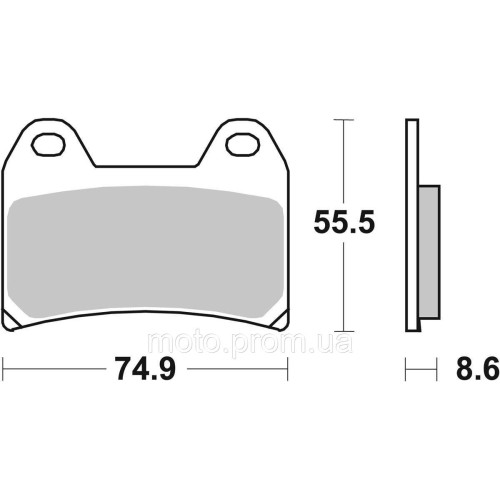 Гальмівні колодки Renthal RC-1 Sport Brake Pads/ HHP Sintered