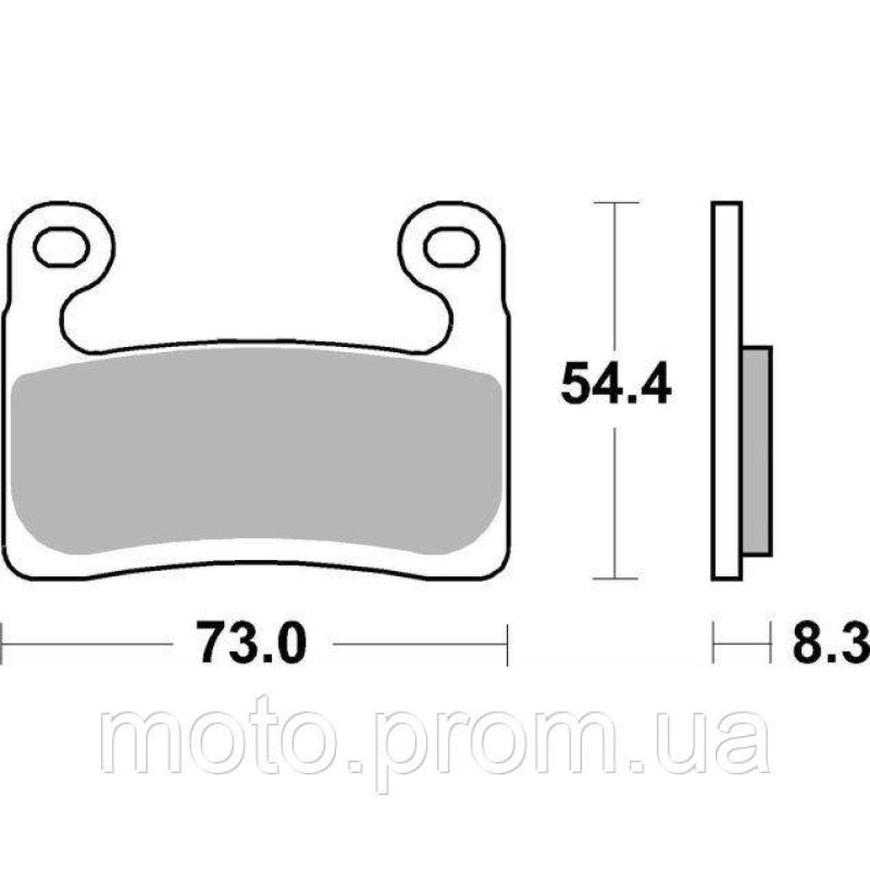 Гальмівні колодки SBS Dynamic Concept Front Brake Pads High-Tech Sintered