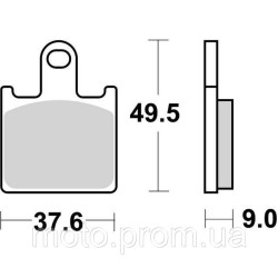Гальмівні колодки SBS Track Days Front Brake Pads Sinter