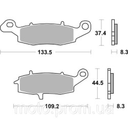 Гальмівні колодки SBS Track Days Front Brake Pads Sinter Гальмівні колодки SBS Track Days Front Brake Pads Sinter