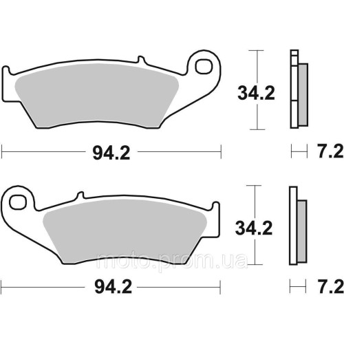 Гальмівні колодки Renthal RC-1 Works Brake Pads Sintered