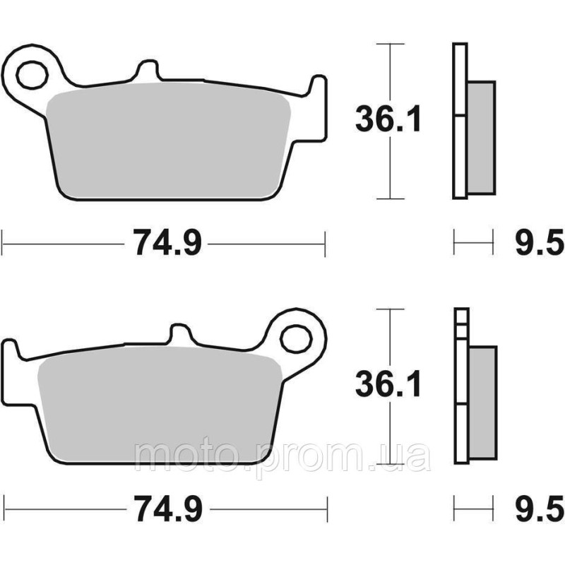Гальмівні колодки Renthal RC-1 Works Brake Pads Sintered