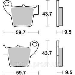 Гальмівні колодки Renthal RC-1 Works Brake Pads Sintered
