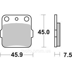 Гальмівні колодки Renthal RC-1 Works Brake Pads Sintered Гальмівні колодки Renthal RC-1 Works Brake Pads Sintered
