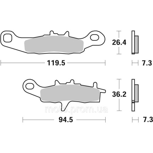 Гальмівні колодки Renthal RC-1 Works Brake Pads Sintered