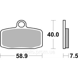 Гальмівні колодки Renthal RC-1 Works Brake Pads Sintered Гальмівні колодки Renthal RC-1 Works Brake Pads Sintered
