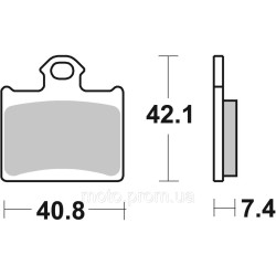 Гальмівні колодки Renthal RC-1 Works Brake Pads Sintered