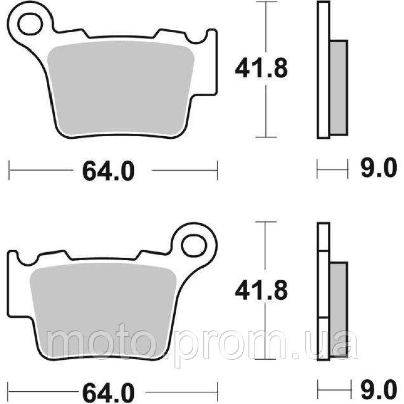 Гальмівні колодки SBS Comp Brake Pads Carbon