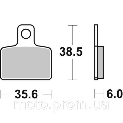 Гальмівні колодки SBS Racing Brake Pads EVO Sinter/Sinter