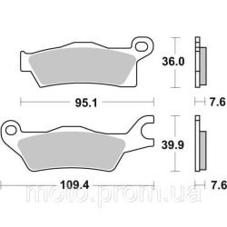 Гальмівні колодки SBS Racing Brake Pads EVO Sinter/Sinter