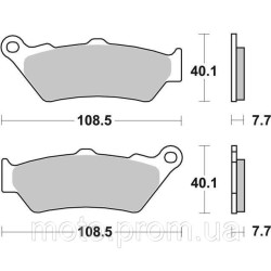 Гальмівні колодки SBS Racing Brake Pads EVO Sinter/Sinter