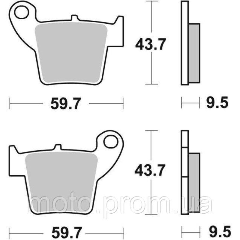 Гальмівні колодки SBS Sport Brake Pads Sinter/Carbon