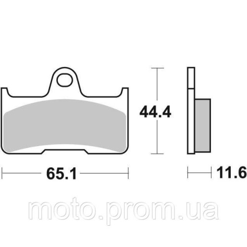Гальмівні колодки SBS Sport Brake Pads Sinter/Carbon