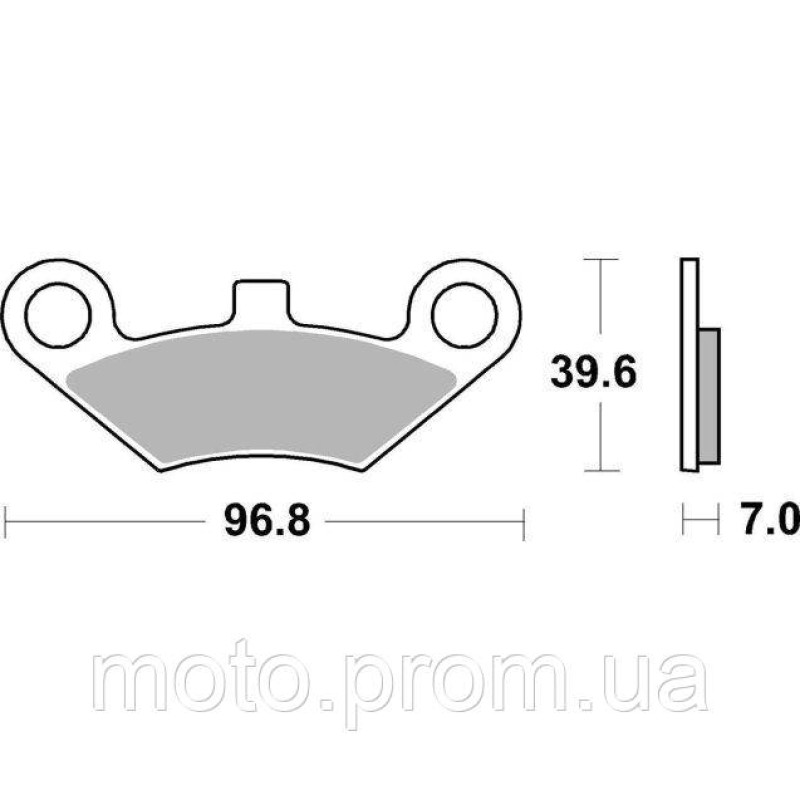 Гальмівні колодки SBS Sport Brake Pads Sinter/Carbon