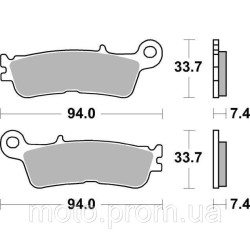 Гальмівні колодки SBS Sport Brake Pads Sinter/Carbon Гальмівні колодки SBS Sport Brake Pads Sinter/Carbon
