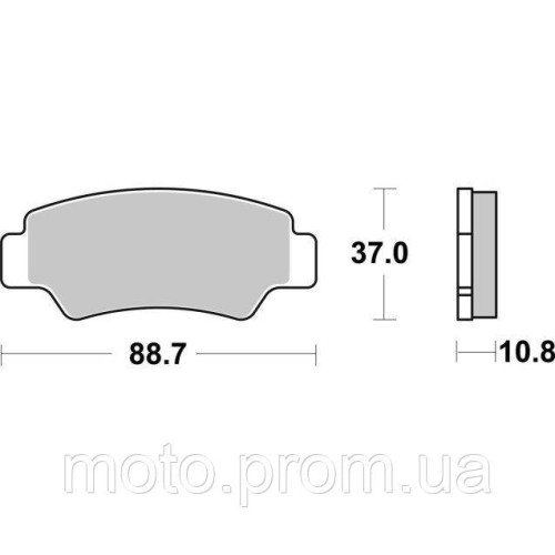Гальмівні колодки SBS Sport Brake Pads Sinter/Carbon