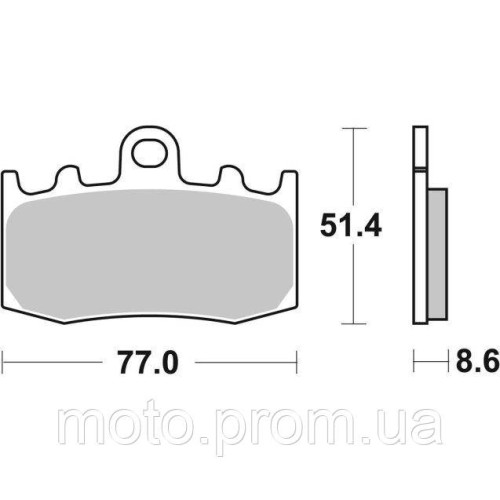 Гальмівні колодки SBS Performance Brake Pads Sinter