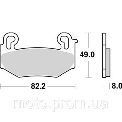 Гальмівні колодки SBS Performance Front Brake Pads EVO Sinter Гальмівні колодки SBS Performance Front Brake Pads EVO Sinter
