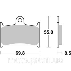 Гальмівні колодки SBS Performance Front Brake Pads EVO Sinter Гальмівні колодки SBS Performance Front Brake Pads EVO Sinter
